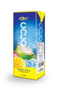 200ml Coconut  water with mango tetra pack